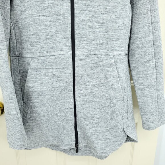 Lululemon Going Places Hooded Jacket Heathered Space Dyed Medium Grey / Black 10 - Picture 11 of 16